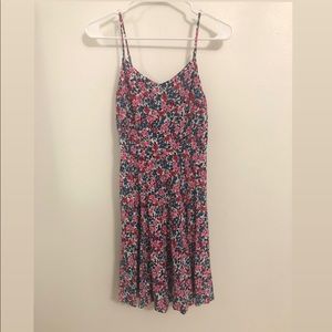 Blue and Red Floral Old Navy Sundress Size Small